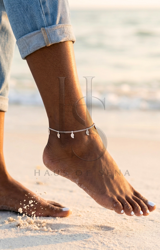 Leaf Dainty Anklet