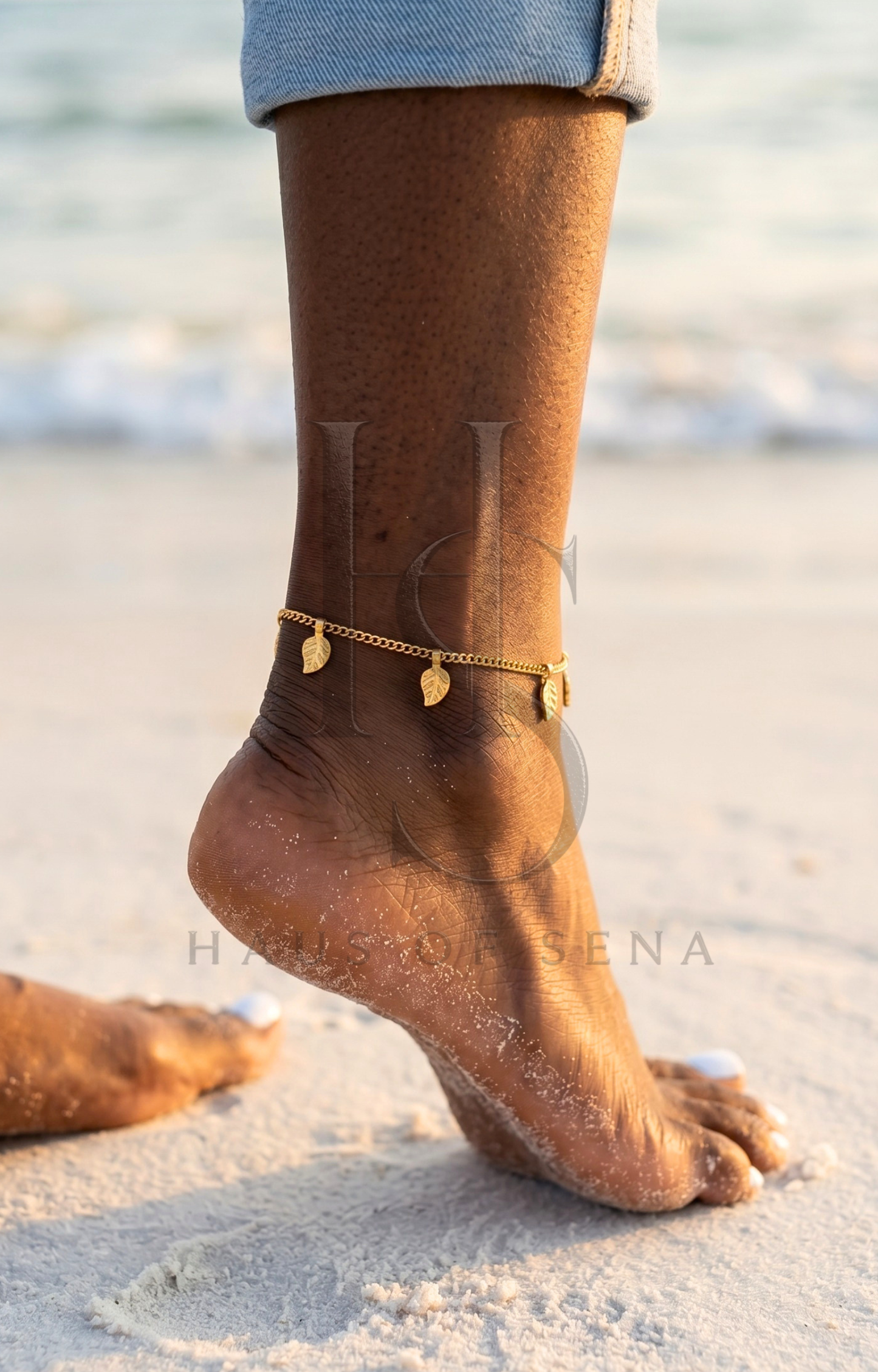 Leaf Dainty Anklet
