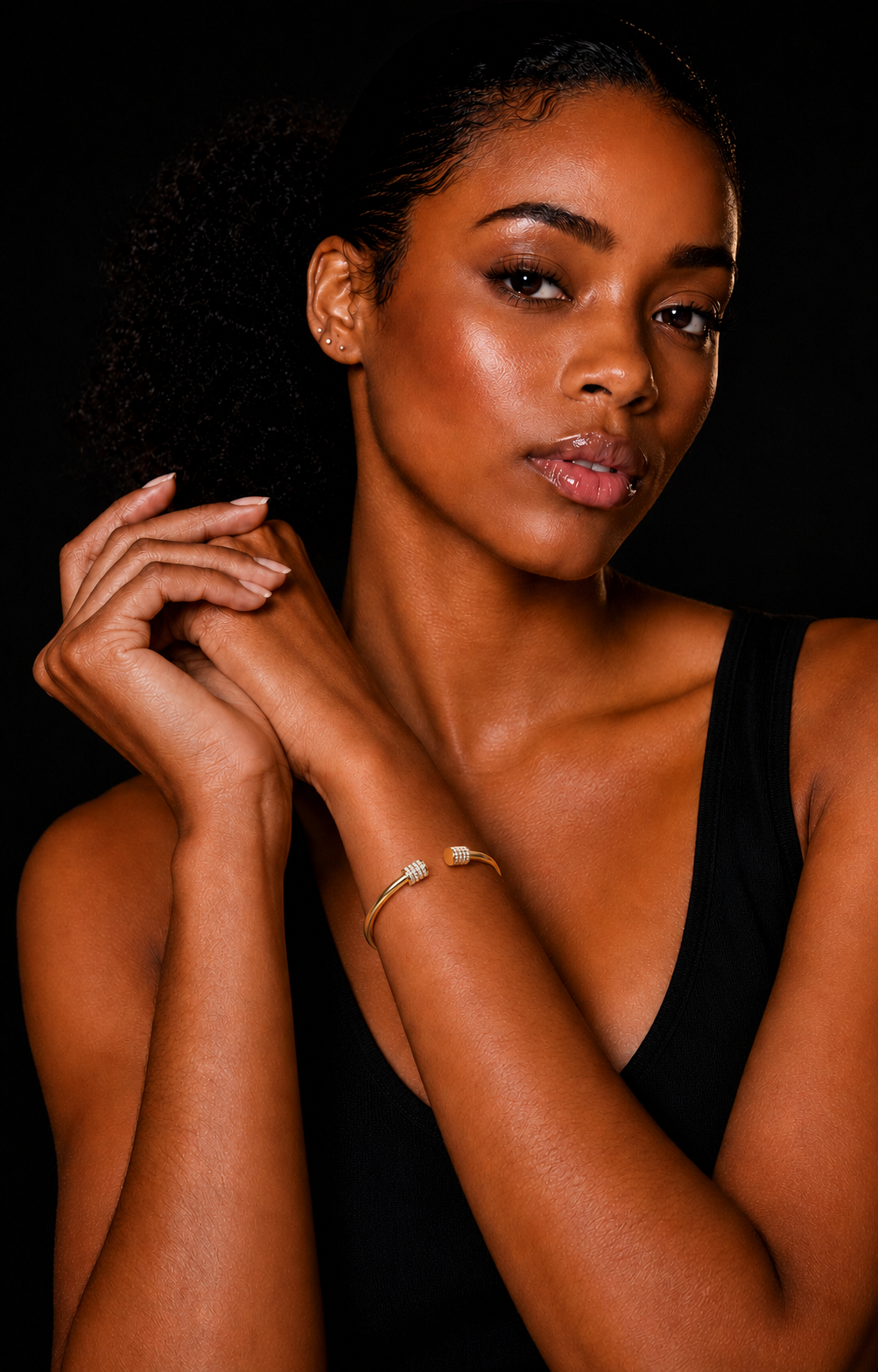 Kia Cuff Bangle - Gold