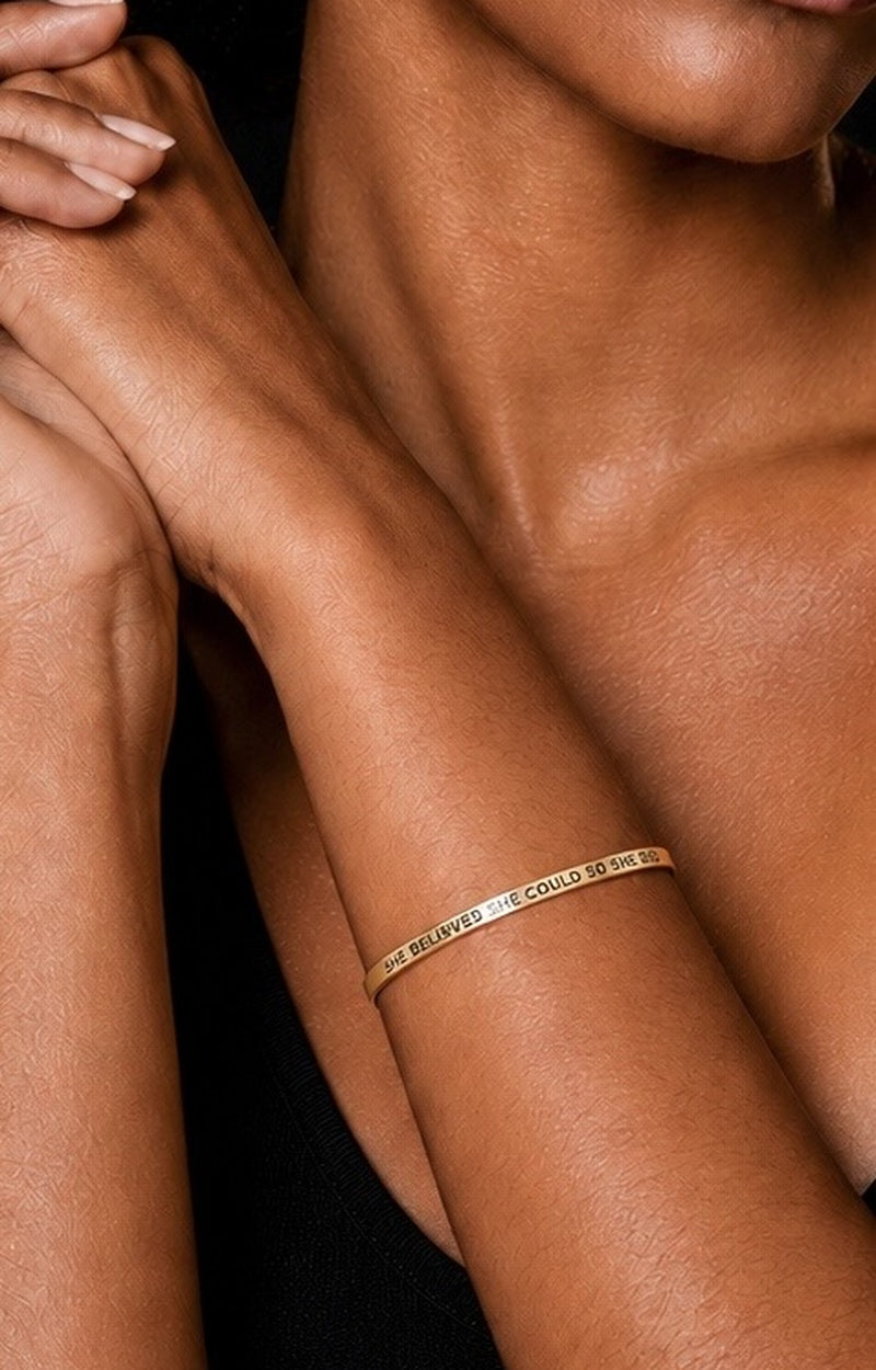 Believe Cuff Bangle
