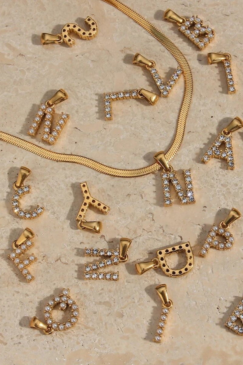 Glam Initial Necklace