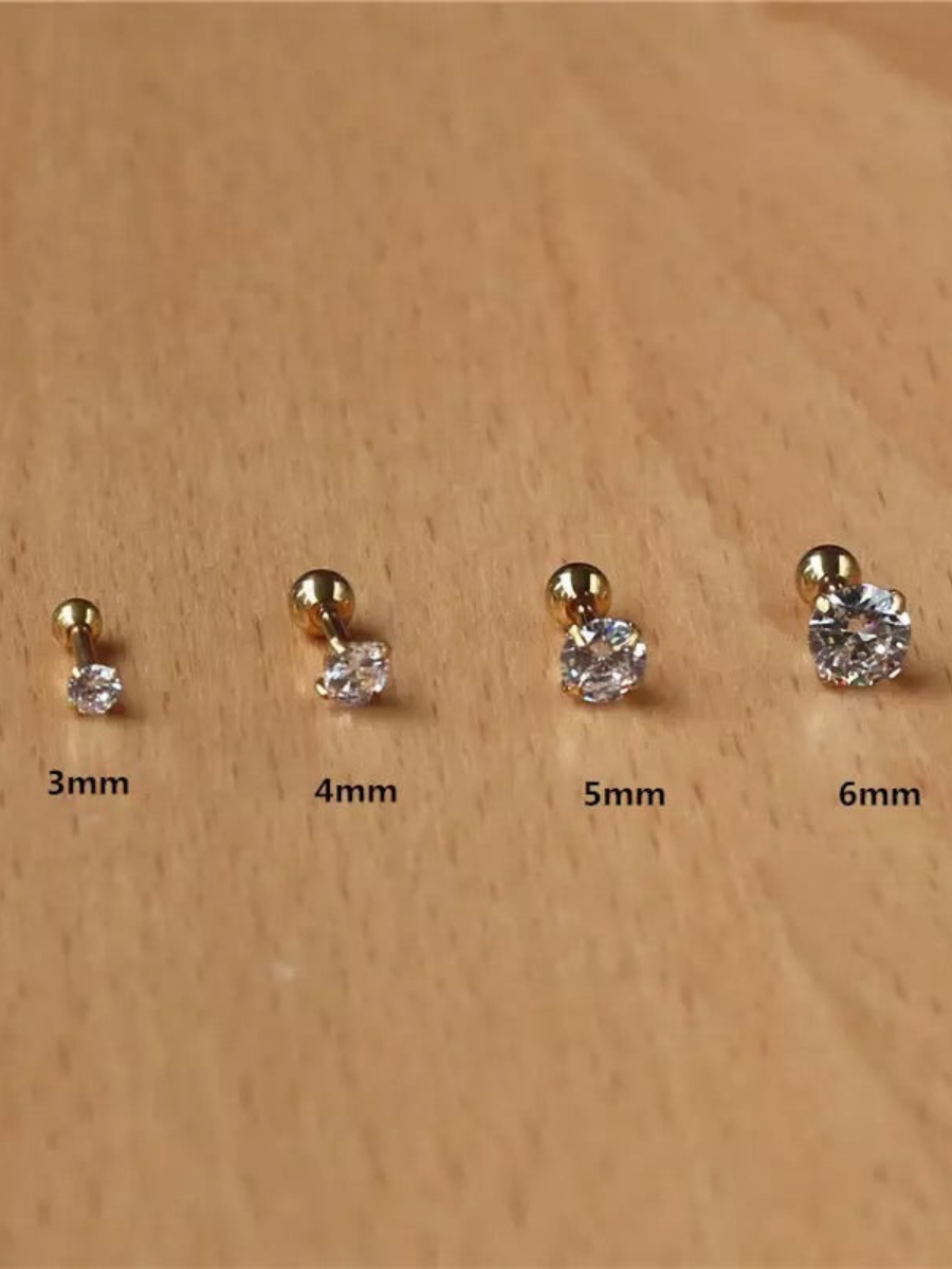 Tara Screwback Studs