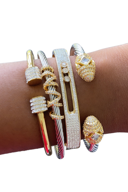 Kia Cuff Bangle - Gold